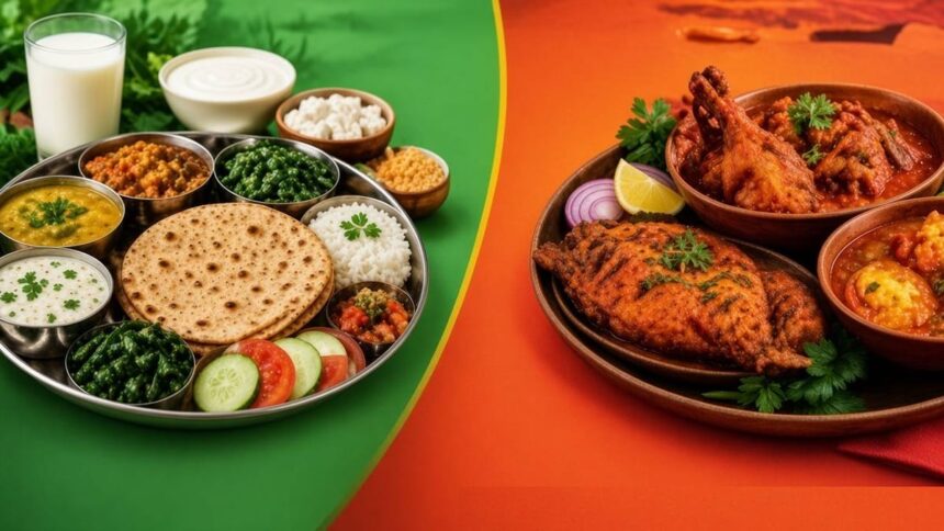 यूपी की फूड हैबिट्स: पश्चिमी जिलों में शाकाहार हावी, स्लॉटर हाउस भी सबसे ज्यादा वहीं