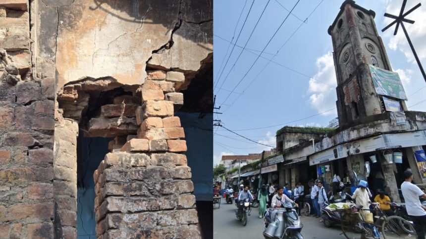 बरेली: निगम खुद के 200 जर्जर दुकान-भवन नहीं गिरा पाया, निजी मकानों पर पहले लगा दिए लाल निशान