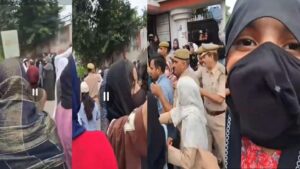 AMU अब्दुल्लाह हॉल हंगामा: छात्राओं का प्रॉक्टर टीम पर धक्का-मुक्की का आरोप, परीक्षा प्रभावित