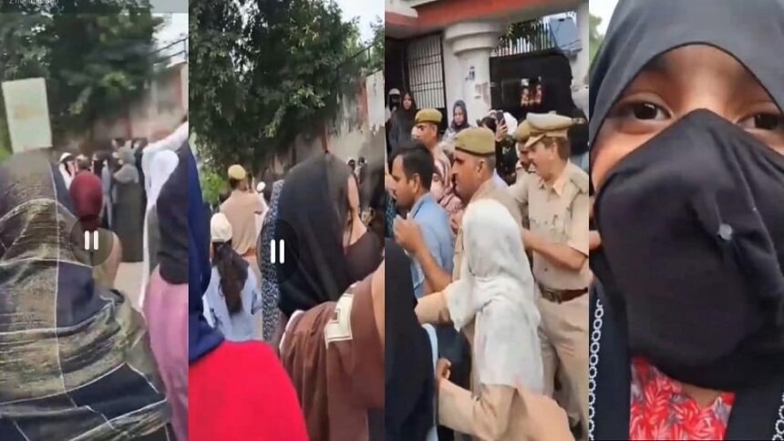 AMU अब्दुल्लाह हॉल हंगामा: छात्राओं का प्रॉक्टर टीम पर धक्का-मुक्की का आरोप, परीक्षा प्रभावित