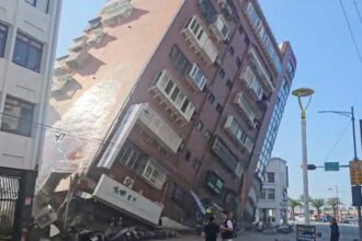 The strongest earthquake in 25 years occurred in Taiwan
