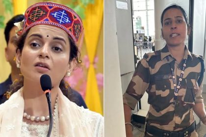 A CISF personnel slapped Kangana Ranaut at Chandigarh airport