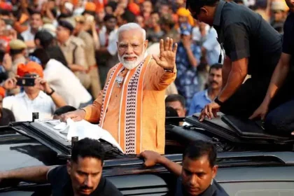 PM Modi Road Show In Odisha