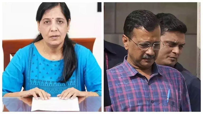 Sunita Kejriwal angry