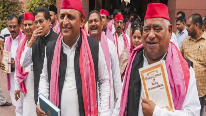 what did Akhilesh say to Ayodhya MP that angered BJP