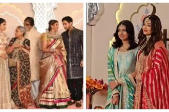 Aishwarya arrives with Aaradhya at Anant-Radhika's wedding