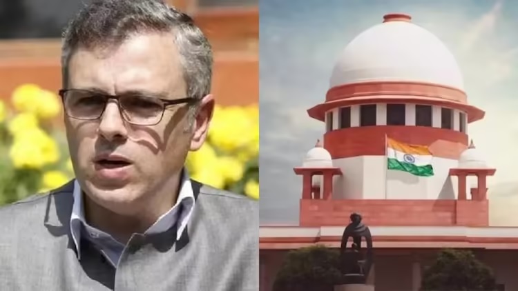 Former CM of JandK Omar Abdullah in SC