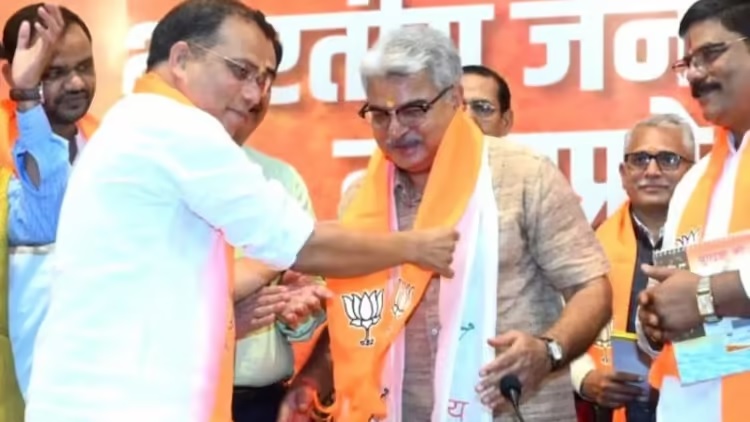 Former MP High Court judge Rohit Arya joined BJP