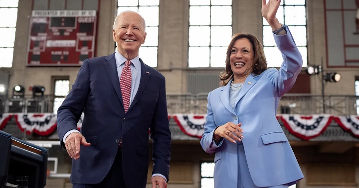 Kamala Harris can become the Democratic candidate in place of Joe Biden