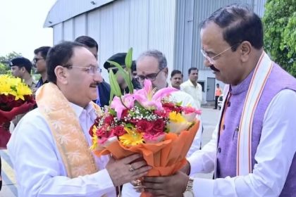 Keshav Maurya meeting with JP Nadda