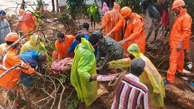 Landslide wreaks havoc in Wayanad, Kerala