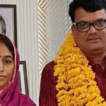 MP Minister Nagar Singh Chauhan and his wife