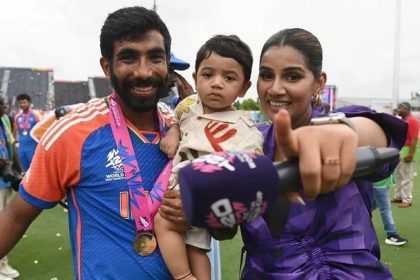 Photos of Jaspreet Bumrah and his wife were shared from a fake account