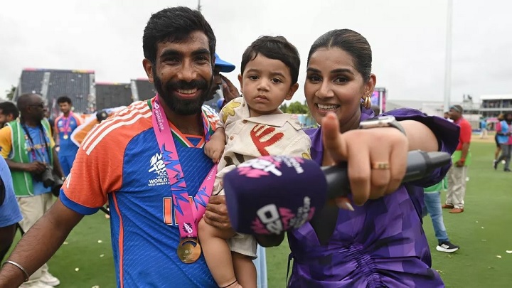 Photos of Jaspreet Bumrah and his wife were shared from a fake account