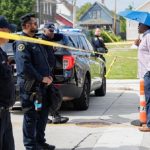 Police killed a man brandishing a knife outside the Milwaukee Convention Center