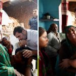 Rahul Gandhi met the families of those killed in the Hathras Satsang incident