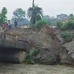 Three bridges collapsed in one day in Siwan