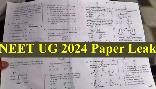 neet paper leak case 2024