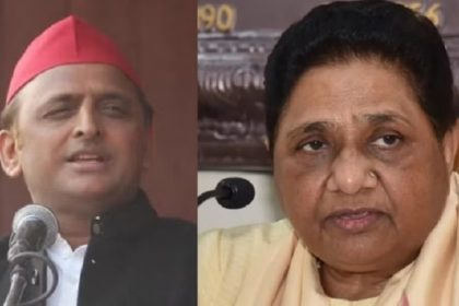 Akhilesh came in support of Mayawati