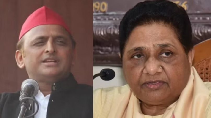 Akhilesh came in support of Mayawati