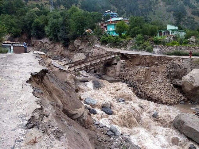 Cloud Burst in Himachal Pradesh