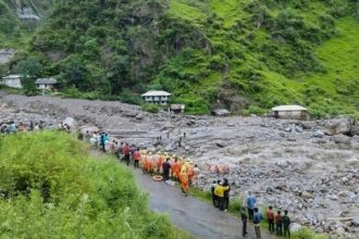 Cloudburst incident on Kedarnath walking route