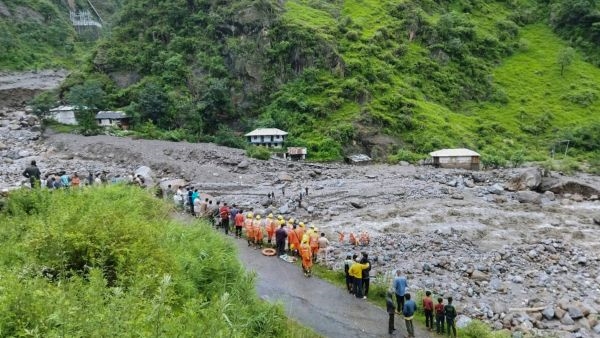 Cloudburst incident on Kedarnath walking route