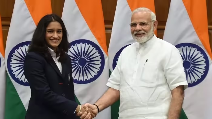 Indian wrestler gets support from PM Modi