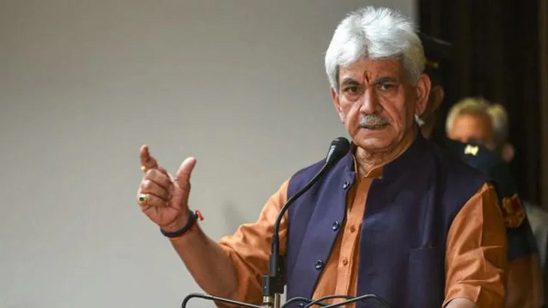 LG Manoj Sinha in action