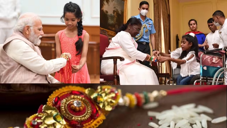 President Murmu PM Modi extend Raksha Bandhan greetings