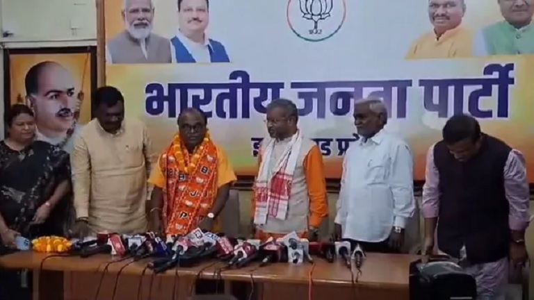 after Champai Soren Lobin Hembram joins BJP