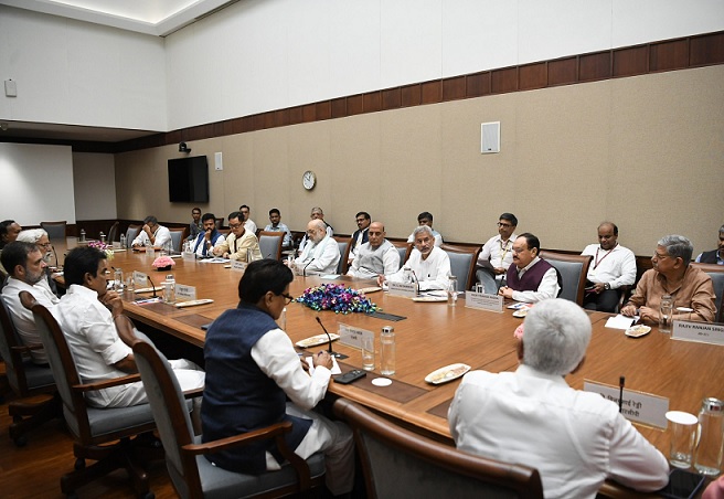 all-party meeting on Bangladesh Crisis