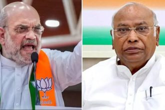 Amit Shah attack mallikarjun Kharge