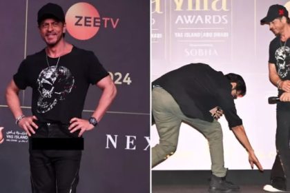 Bahubali's 'Bhallaldev' touched Shah Rukh Khan's feet in public