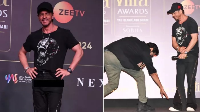 Bahubali's 'Bhallaldev' touched Shah Rukh Khan's feet in public