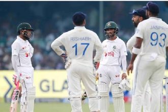 Bangladesh suffered fourth blow at the score of 112 in Kanpur test