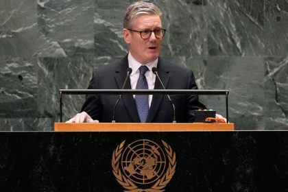 British Prime Minister Keir Starmer at the UN