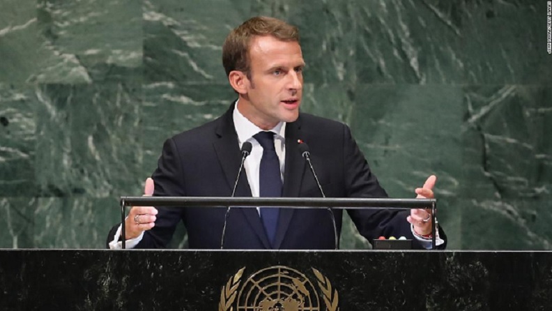 French President advocated for India from the platform of UNGA