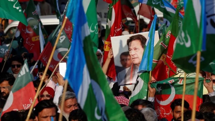 Imran Khan's party's big protest in Islamabad today