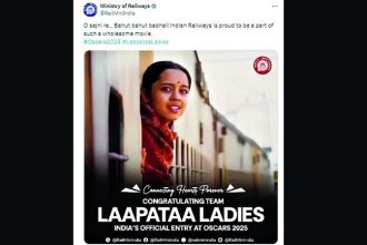 Indian Railways celebrates 'Laapata Ladies' being included in Oscar 2025