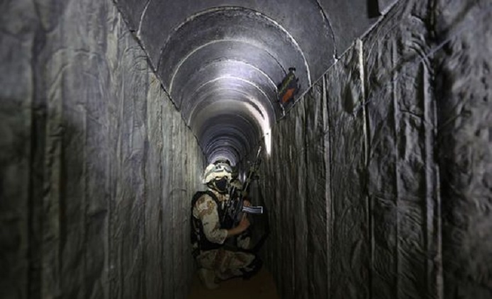 Israeli army found railway track in Gaza tunnel