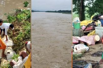 Outcry due to flood in Sheohar Bihar