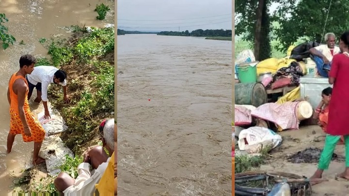 Outcry due to flood in Sheohar Bihar