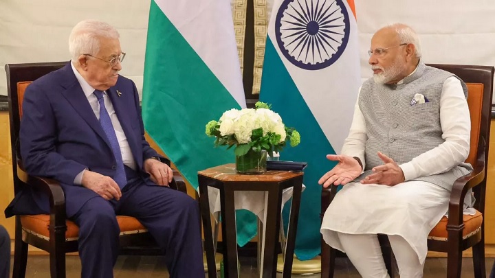 PM Modi met Palestine President