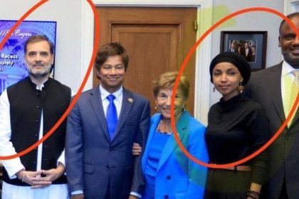 Rahul Gandhi surrounded for meeting anti-India Ilhan Omar