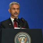 S.Jaishankar speaking at the Asia Society Policy Institute in New York