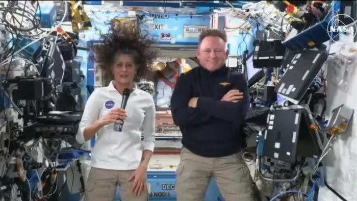 Sunita Williams' press conference from space