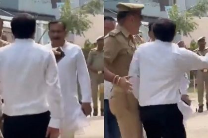 BJP MLA Yogesh Verma slapped in front of police