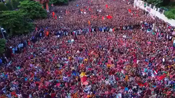 Big demonstration by Sanatan Jagran Manch in Bangladesh