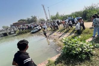 Car lost control and fell into a canal in kaithal Haryana